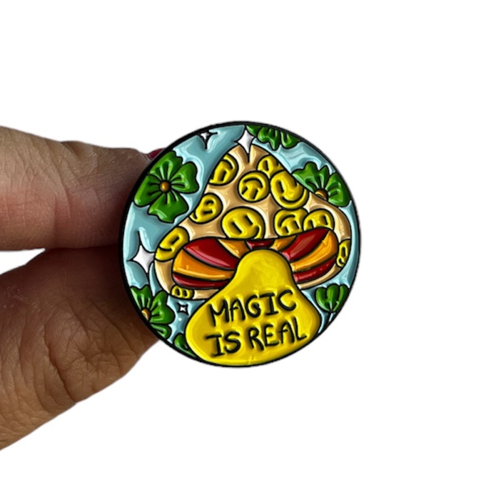 Magic is Real Enamel Pin